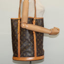 LOUIS VUITTON Monogram Bucket GM Shoulder Bag M42236 LV Auth 134563-21
