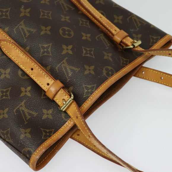 LOUIS VUITTON Monogram Bucket GM Shoulder Bag M42236 LV Auth 134563