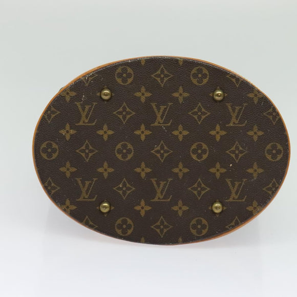 LOUIS VUITTON Monogram Bucket GM Shoulder Bag M42236 LV Auth 134563