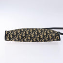 Christian Dior Trotter Canvas Umhängetasche Marine Gold Auth 134568-5