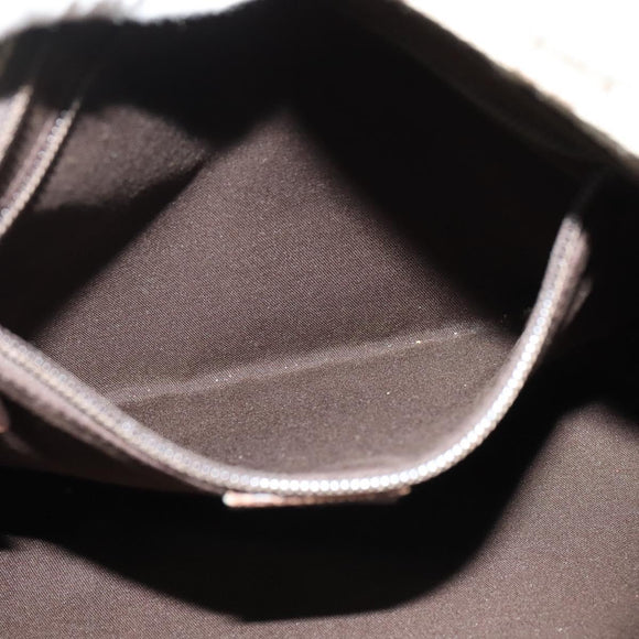 GUCCI GG Supreme Shoulder Bag PVC Leather Beige Silver 141198 Auth 134571