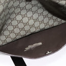 GUCCI GG Supreme Shoulder Bag PVC Leather Beige Silver 141198 Auth 134571-11