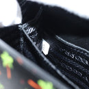 PRADA Shoulder Bag Leather Black Gold Auth 134572V-11