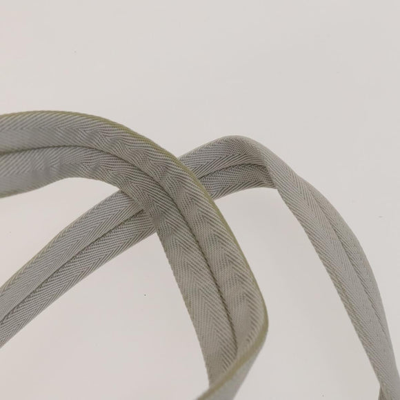 PRADA Backpack Nylon White Silver Auth 134573