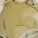 PRADA Backpack Nylon White Silver Auth 134573-23