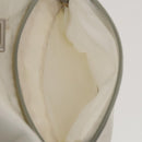 PRADA Backpack Nylon White Silver Auth 134573-27