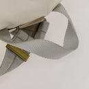 PRADA Backpack Nylon White Silver Auth 134573-7