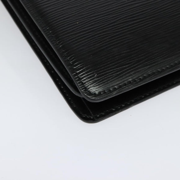 LOUIS VUITTON Epi Capuchin Shoulder Bag Black M52342 LV Auth 134584