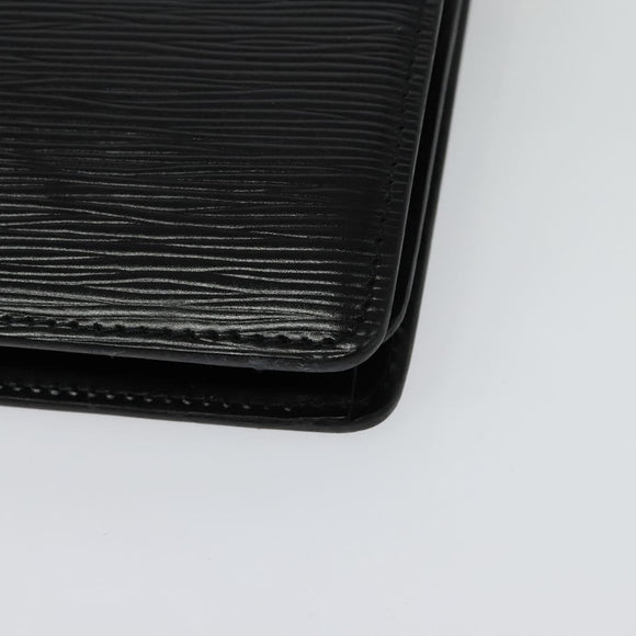 LOUIS VUITTON Epi Capuchin Shoulder Bag Black M52342 LV Auth 134584