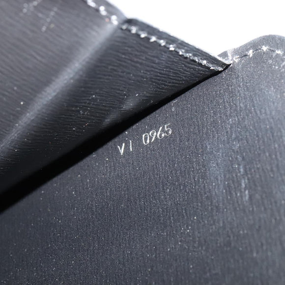 LOUIS VUITTON Epi Capuchin Shoulder Bag Black M52342 LV Auth 134584