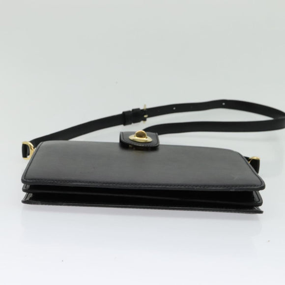 LOUIS VUITTON Epi Capuchin Shoulder Bag Black M52342 LV Auth 134584