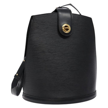 LOUIS VUITTON Epi Cluny Shoulder Bag Black M52252 LV Auth 134585