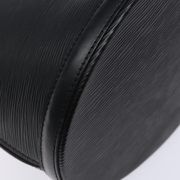 LOUIS VUITTON Epi Cluny Shoulder Bag Black M52252 LV Auth 134585