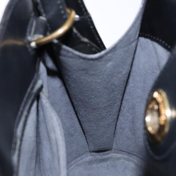 LOUIS VUITTON Epi Cluny Shoulder Bag Black M52252 LV Auth 134585