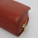 LOUIS VUITTON Epi Dauphine PM Pouch Brown M48443 LV Auth 134586-15
