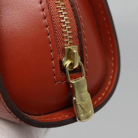 LOUIS VUITTON Epi Dauphine PM Pouch Brown M48443 LV Auth 134586