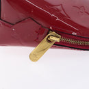 LOUIS VUITTON Monogram Vernis Pochette Cosmetic Rose Indian M90009 Auth 134589-8