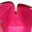 LOUIS VUITTON Monogram Vernis Pochette Cosmetic Rose Indian M90009 Auth 134589-17