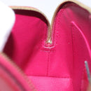 LOUIS VUITTON Monogram Vernis Pochette Cosmetic Rose Indian M90009 Auth 134589-18