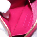 LOUIS VUITTON Monogram Vernis Pochette Cosmetic Rose Indian M90009 Auth 134589-11