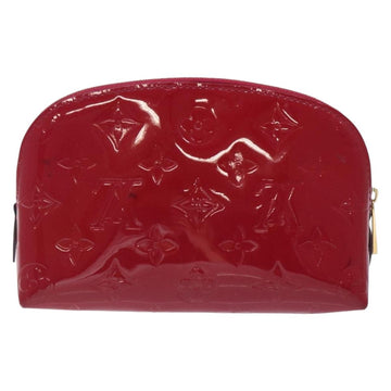 LOUIS VUITTON Monogram Vernis Pochette Cosmetic Rose Indian M90009 Auth 134589 - 0