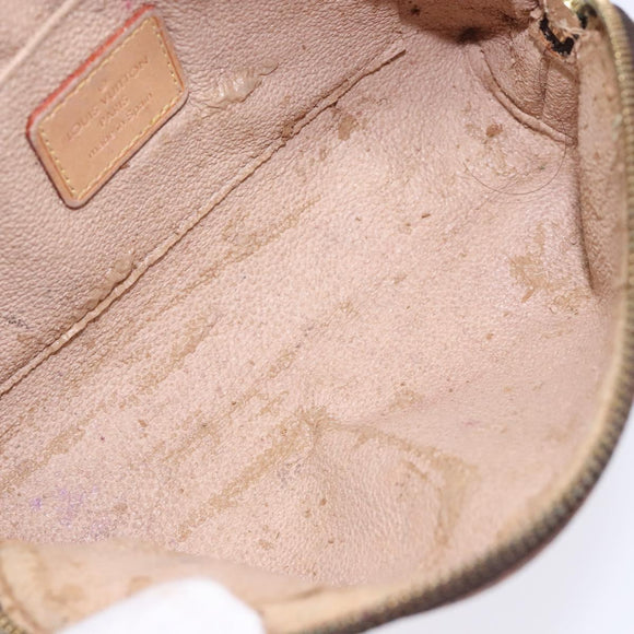 LOUIS VUITTON Monogram Pochette Cosmetic PM Pouch M43998 LV Auth 134599