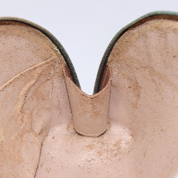 LOUIS VUITTON Monogram Trousse Demi Ronde Cosmetic Pouch M47520 LV Auth 134600