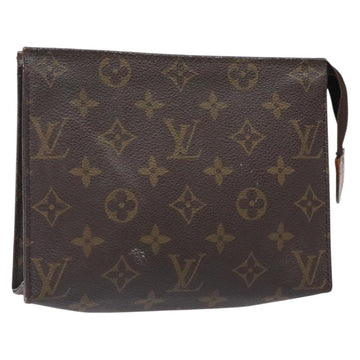 LOUIS VUITTON Monogram Poche Toilette 19 Pouch M47544 LV Auth 134601