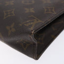 LOUIS VUITTON Monogram Poche Toilette 19 Pouch M47544 LV Auth 134601-10
