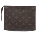LOUIS VUITTON Monogram Poche Toilette 19 Pouch M47544 LV Auth 134601-3