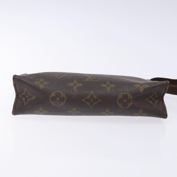 LOUIS VUITTON Monogram Poche Toilette 19 Pouch M47544 LV Auth 134601