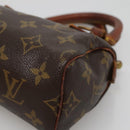 LOUIS VUITTON Monogram Mini Speedy Hand Bag M41534 LV Auth 134603-15