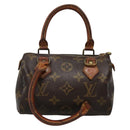 LOUIS VUITTON Monogram Mini Speedy Hand Bag M41534 LV Auth 134603-13