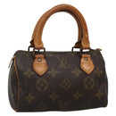 LOUIS VUITTON Monogram Mini Speedy Hand Bag M41534 LV Auth 134605-1