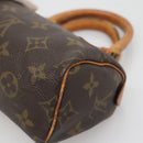 LOUIS VUITTON Monogram Mini Speedy Hand Bag M41534 LV Auth 134605-15