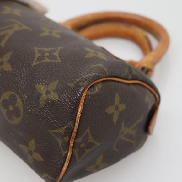 LOUIS VUITTON Monogram Mini Speedy Hand Bag M41534 LV Auth 134605