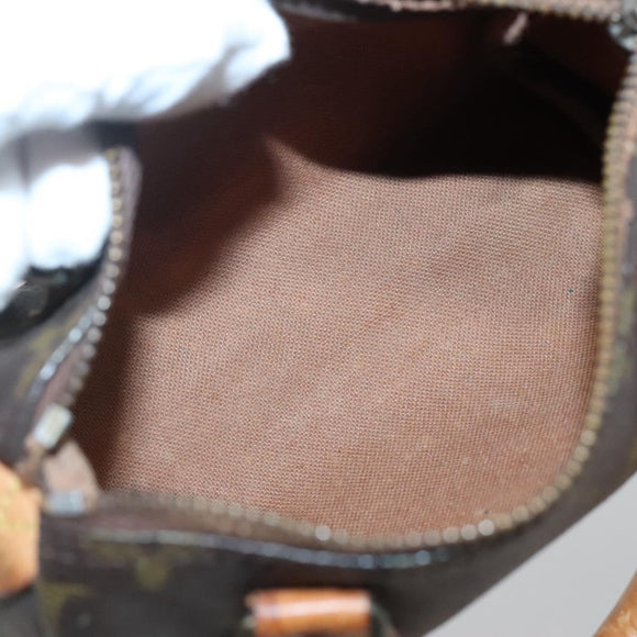 LOUIS VUITTON Monogram Mini Speedy Hand Bag M41534 LV Auth 134605