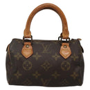 LOUIS VUITTON Monogram Mini Speedy Hand Bag M41534 LV Auth 134605-13