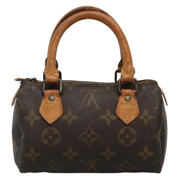 LOUIS VUITTON Monogram Mini Speedy Hand Bag M41534 LV Auth 134605