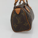 LOUIS VUITTON Monogram Mini Speedy Hand Bag M41534 LV Auth 134605-3