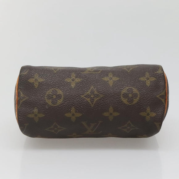 LOUIS VUITTON Monogram Mini Speedy Hand Bag M41534 LV Auth 134605