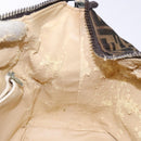 FENDI Zucca Canvas Hand Bag Black Brown Auth 134606-18