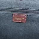 BURBERRY Nova Check Hand Bag PVC Beige Auth 134610-18