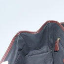 BURBERRY Nova Check Hand Bag PVC Beige Auth 134610-19