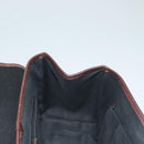 BURBERRY Nova Check Hand Bag PVC Beige Auth 134610-20