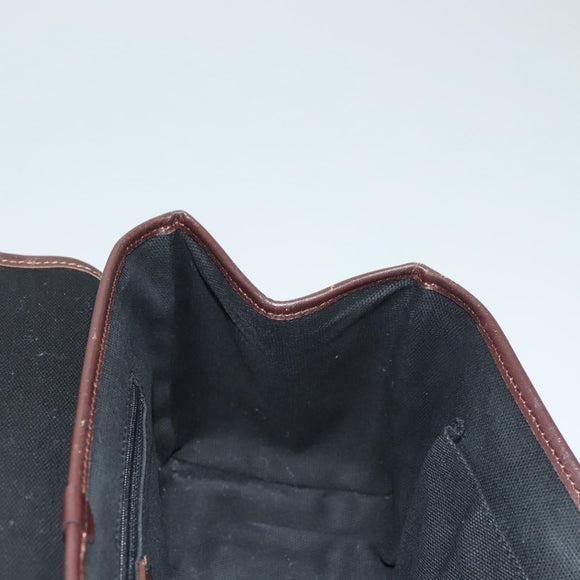 BURBERRY Nova Check Hand Bag PVC Beige Auth 134610