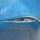 LOUIS VUITTON Epi Keepall 60 Boston Bag Blue M42945 LV Auth 134615-14