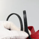 LOUIS VUITTON Epi Petit Noe Shoulder Bag Bicolor Black Red M44017 Auth 134616-10