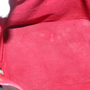 LOUIS VUITTON Epi Petit Noe Shoulder Bag Bicolor Black Red M44017 Auth 134616-11