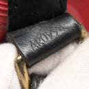 LOUIS VUITTON Epi Petit Noe Shoulder Bag Bicolor Black Red M44017 Auth 134616-12